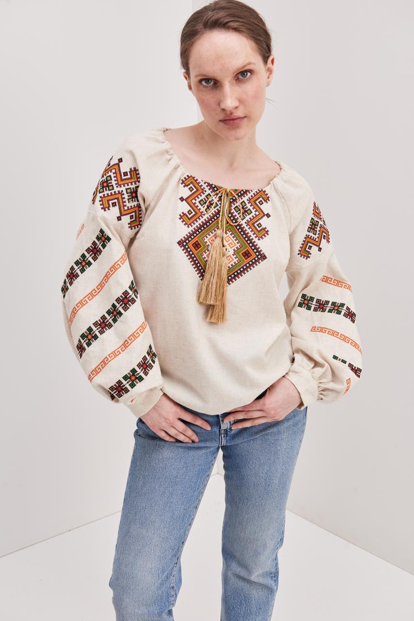 Women's Embroidered Blouse (Vyshyvanka) "Sviatoslava"