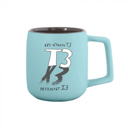 Programmer’s Mug – "What’s the Technical Task?" (Blue)