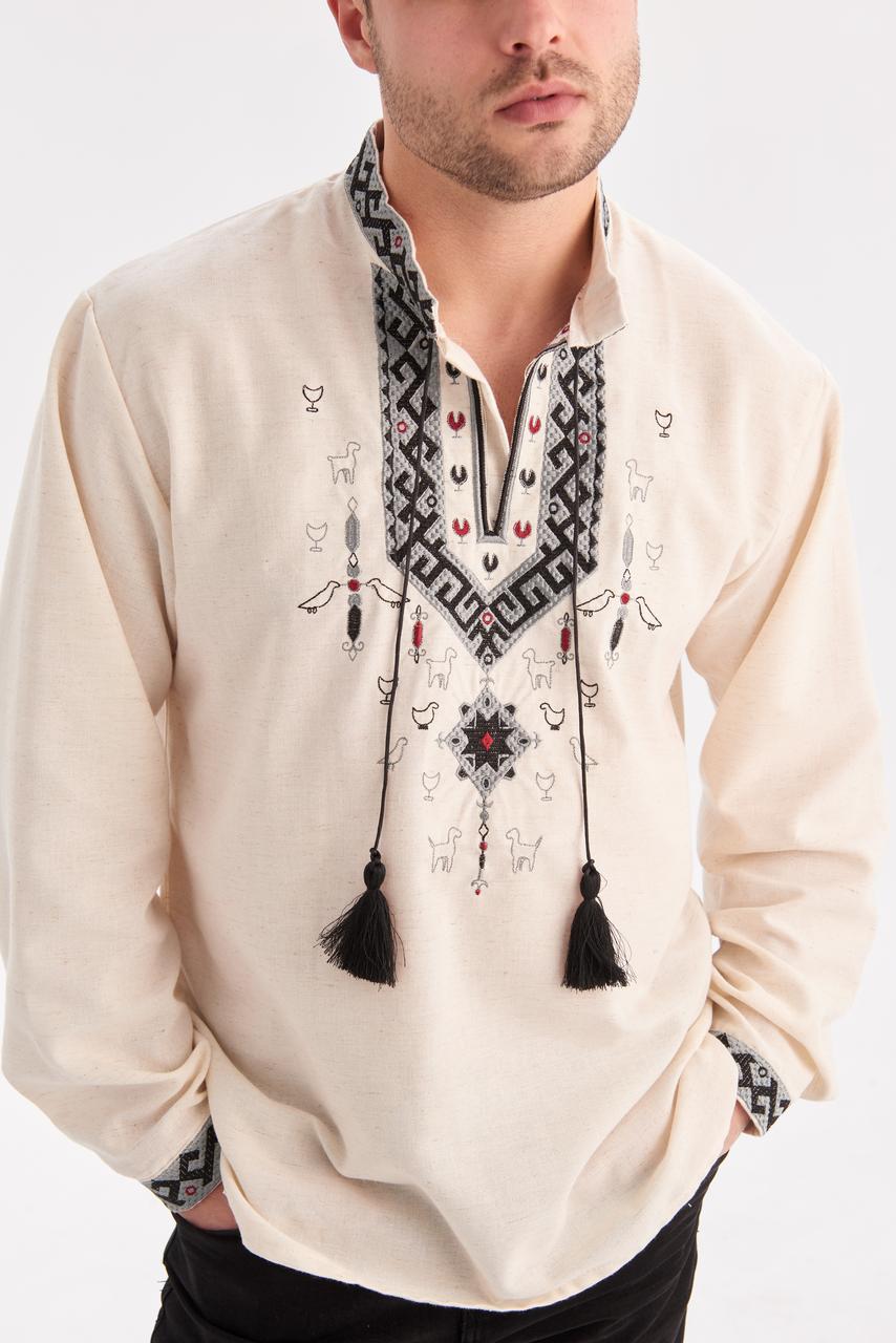 Men's Embroidered Shirt (Vyshyvanka) "Lyubomyr"