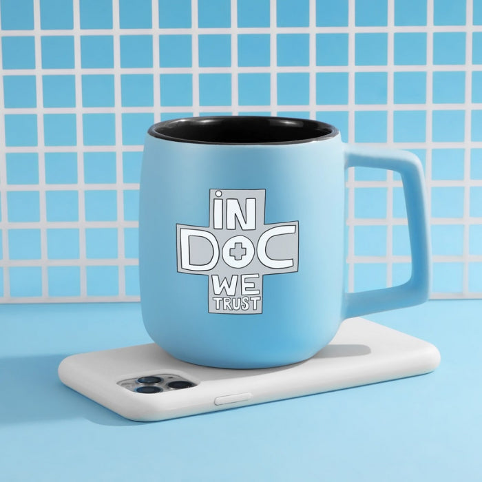 In Doc We Trust Mug