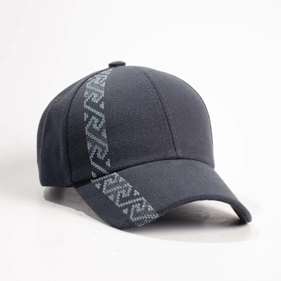 Ethno Baseball Cap with Mill Embroidery (Graphite)