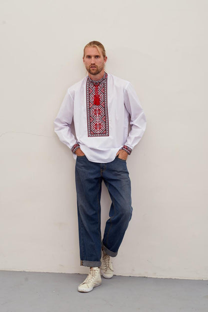 Men's Embroidered Shirt (Vyshyvanka) "Classic Ornament"