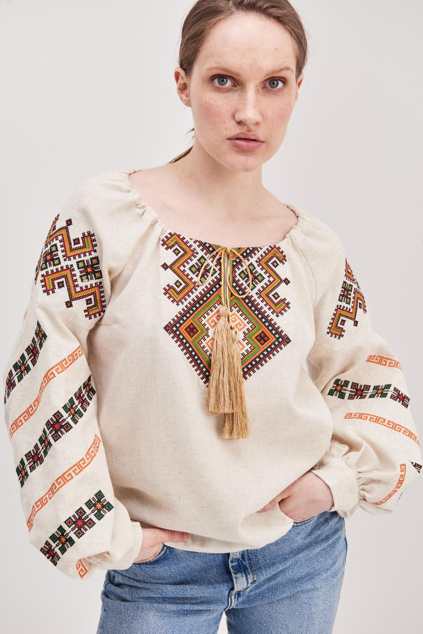 Women's Embroidered Blouse (Vyshyvanka) "Sviatoslava"