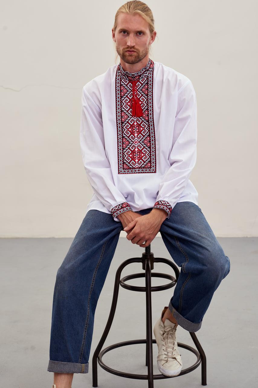 Men's Embroidered Shirt (Vyshyvanka) "Classic Ornament"