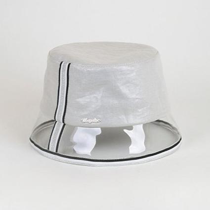 Bucket Hat with Silicone Brim (Gray)