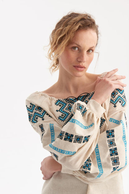 Women's Embroidered Blouse (Vyshyvanka) "Sviatoslava"