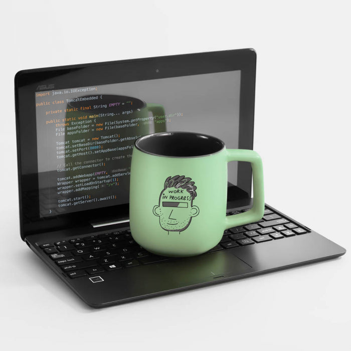 Programmer’s Mug – "In Progress" (Green)