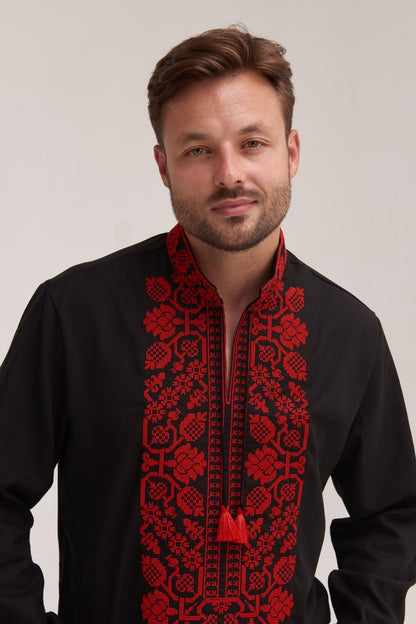 Men's Embroidered Shirt (Vyshyvanka) "Vsevolod"