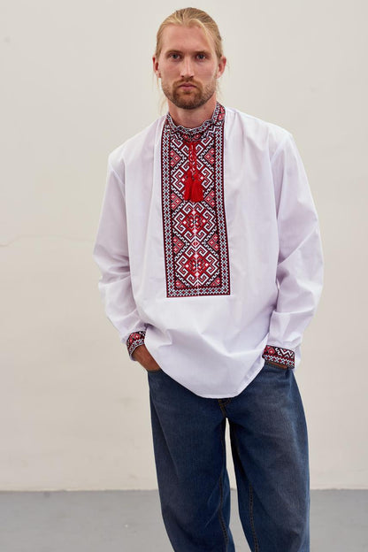 Men's Embroidered Shirt (Vyshyvanka) "Classic Ornament"