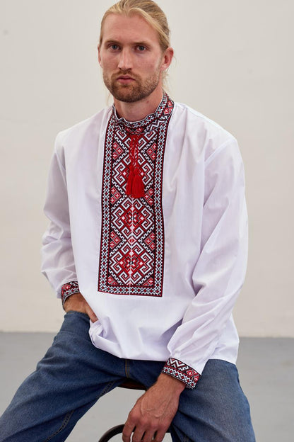 Men's Embroidered Shirt (Vyshyvanka) "Classic Ornament"