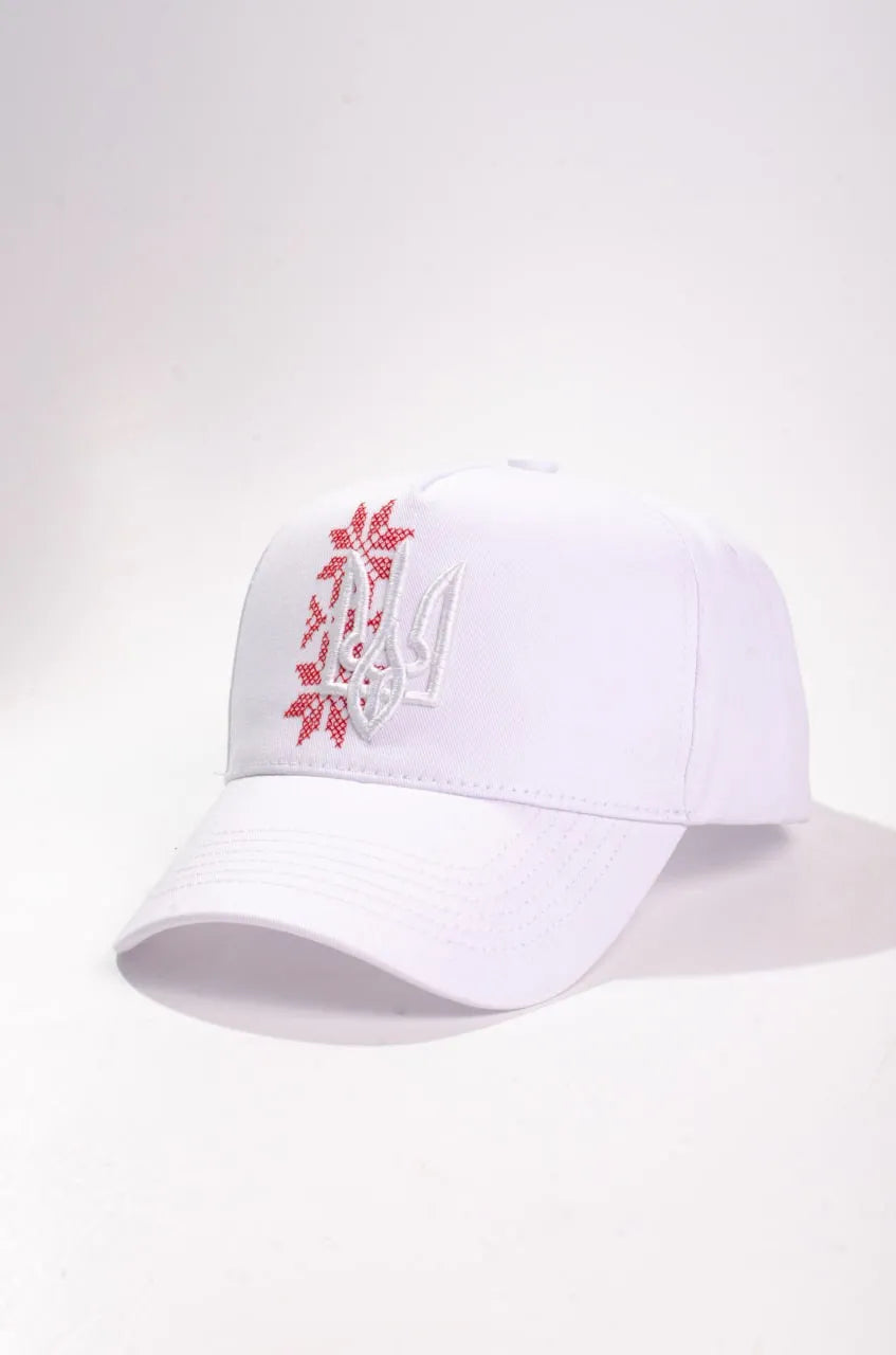 Baseball Cap with Tryzub and Embroidery