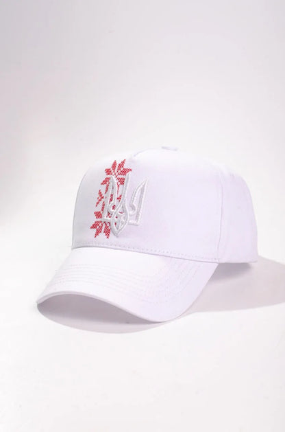 Baseball Cap with Tryzub and Embroidery