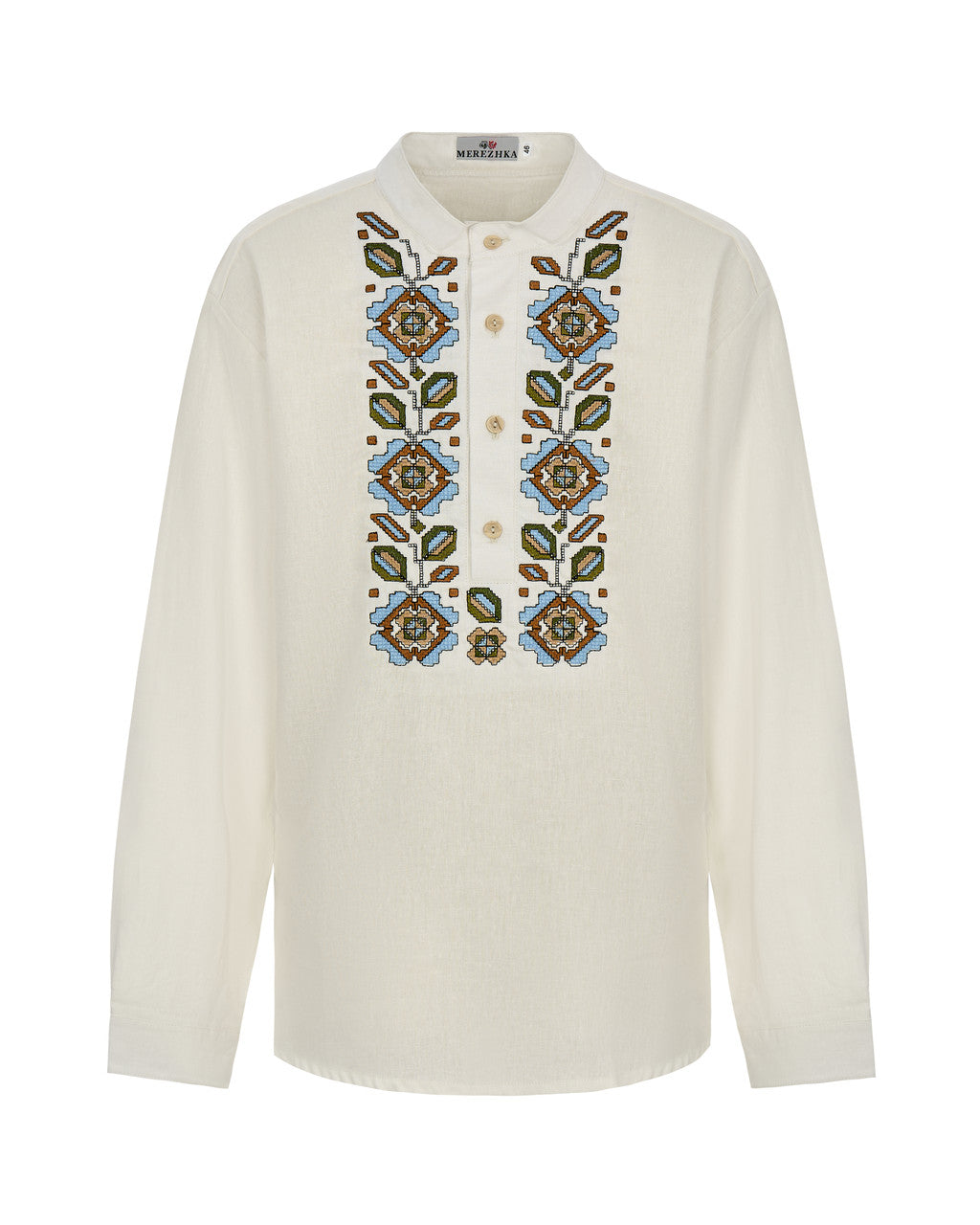 Men's Embroidered Shirt (Vyshyvanka) "Makar"