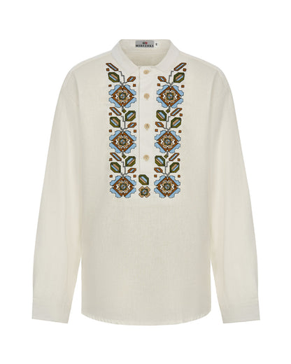 Men's Embroidered Shirt (Vyshyvanka) "Makar"