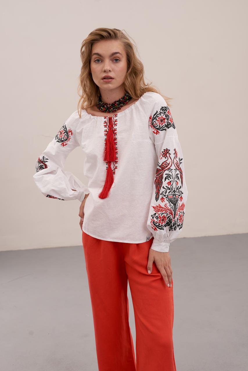 Women's Embroidered Blouse (Vyshyvanka) "Zharyptytsia"