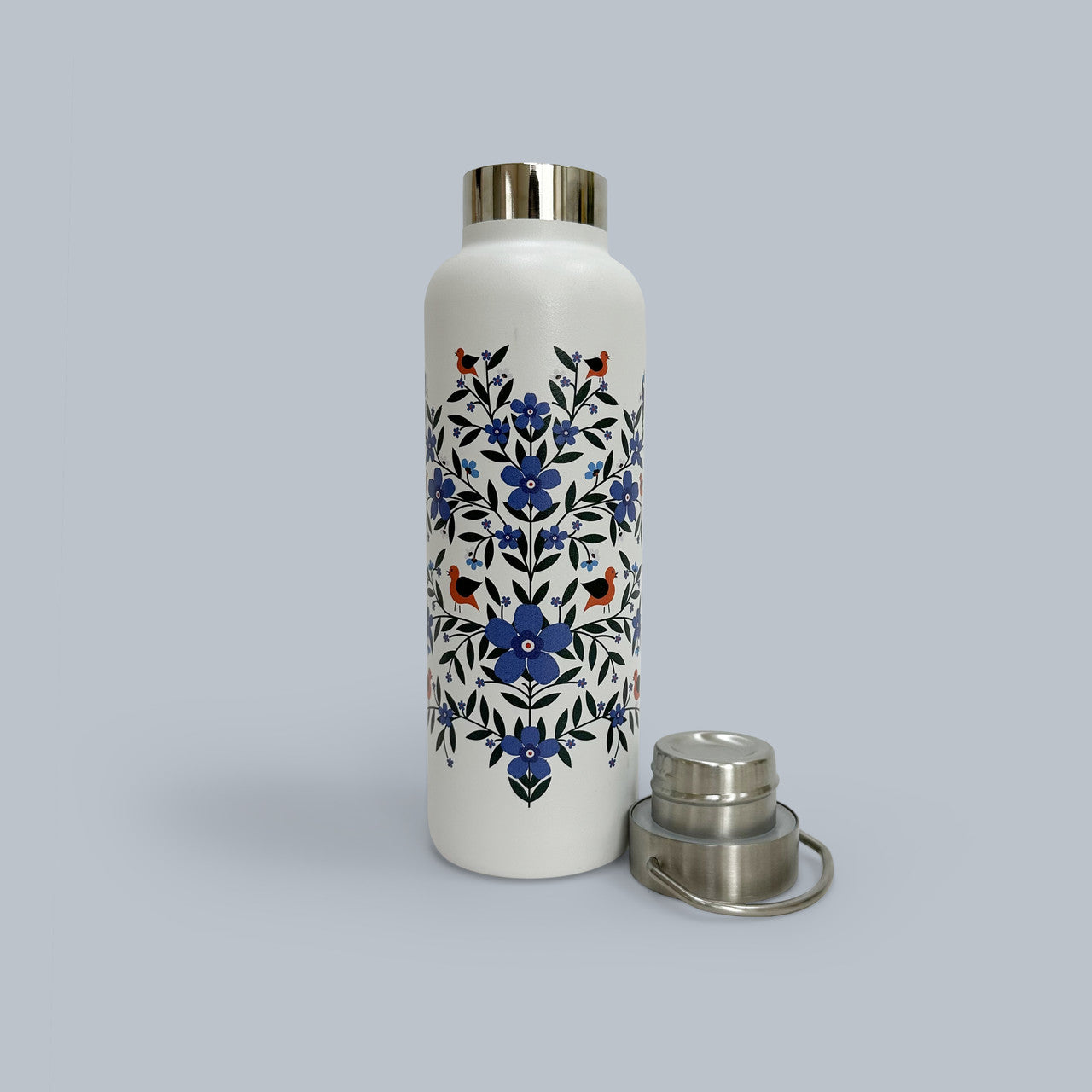 Patriotic Thermo Bottle "Barvinok: Symbol of Vitality"