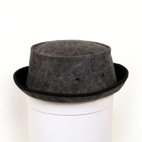 Pork-Pie Canvas Hat