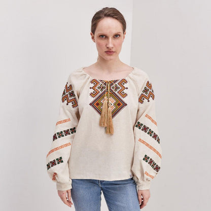 Women's Embroidered Blouse (Vyshyvanka) "Sviatoslava"