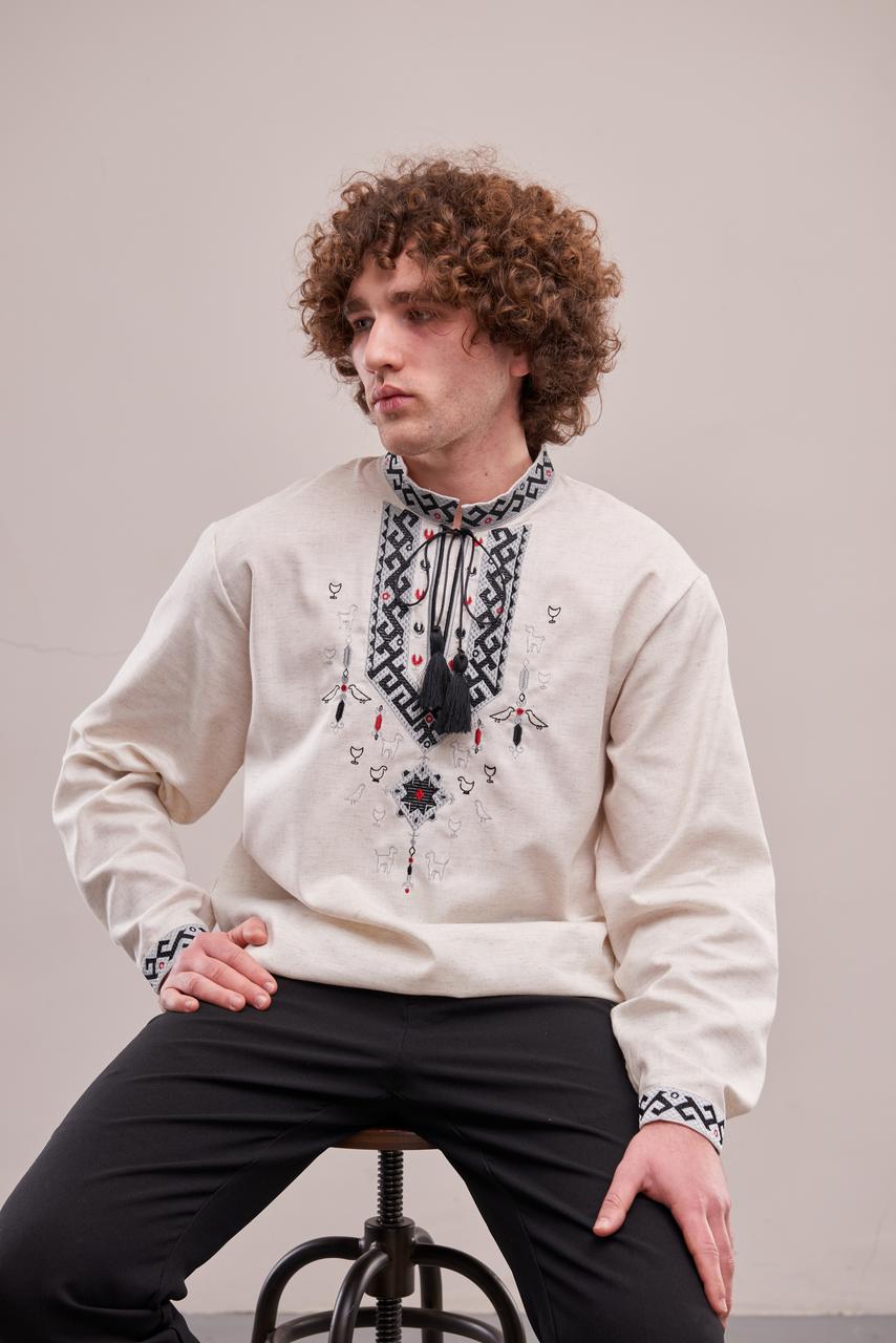 Men's Embroidered Shirt (Vyshyvanka) "Lyubomyr"