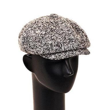 Gavroche Cap (Black and White)