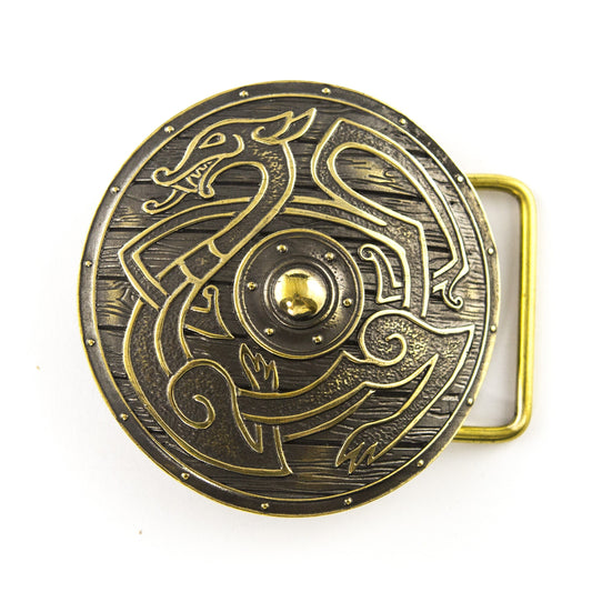 Viking Shield Belt Buckle