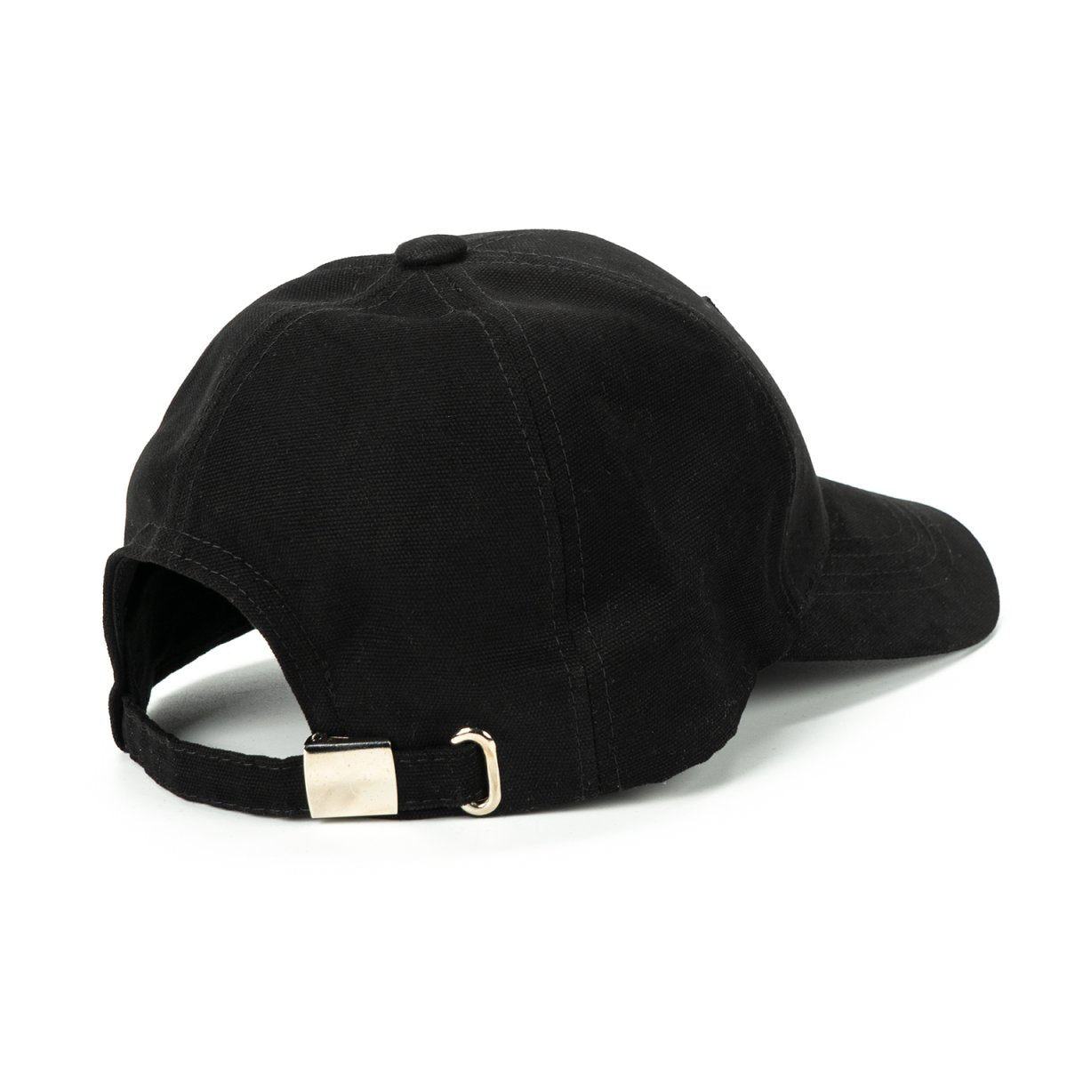 Black Baseball Cap with Black Trident