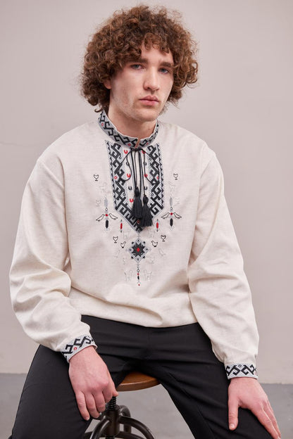 Men's Embroidered Shirt (Vyshyvanka) "Lyubomyr"